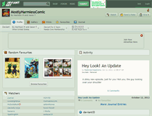 Tablet Screenshot of mostlyharmlesscomic.deviantart.com