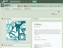 Tablet Screenshot of gigighost.deviantart.com