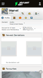 Mobile Screenshot of imarvel.deviantart.com