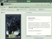 Tablet Screenshot of drakhenliche.deviantart.com
