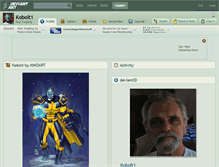 Tablet Screenshot of kobolt1.deviantart.com