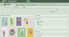 Desktop Screenshot of katefreund.deviantart.com