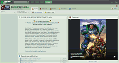 Desktop Screenshot of comicartnetwork.deviantart.com