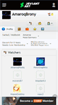 Mobile Screenshot of amaroqbrony.deviantart.com