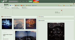 Desktop Screenshot of herulor.deviantart.com