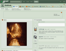 Tablet Screenshot of nrekkvan.deviantart.com