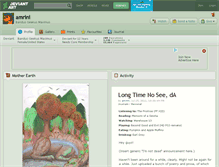 Tablet Screenshot of amrini.deviantart.com