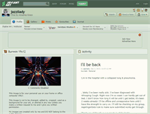 Tablet Screenshot of jazzilady.deviantart.com