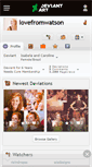 Mobile Screenshot of lovefromwatson.deviantart.com