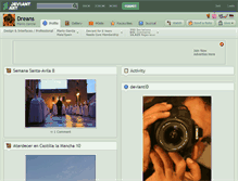 Tablet Screenshot of dreans.deviantart.com