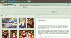Desktop Screenshot of marmaladehearts.deviantart.com