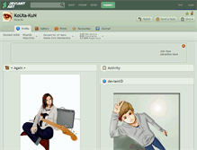 Tablet Screenshot of kouta-kun.deviantart.com