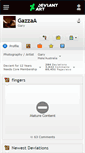 Mobile Screenshot of gazzaa.deviantart.com