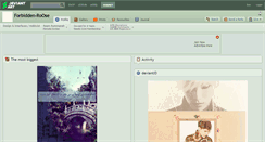 Desktop Screenshot of forbidden-roose.deviantart.com