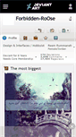 Mobile Screenshot of forbidden-roose.deviantart.com