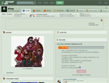 Tablet Screenshot of elosa.deviantart.com