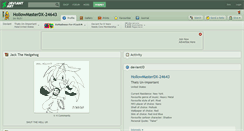 Desktop Screenshot of hollowmasterdx-24643.deviantart.com