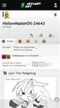 Mobile Screenshot of hollowmasterdx-24643.deviantart.com