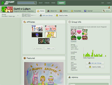 Tablet Screenshot of gumi-x-luka.deviantart.com