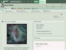 Tablet Screenshot of moon-willow.deviantart.com