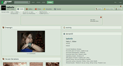 Desktop Screenshot of katbelle.deviantart.com