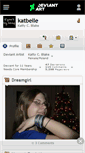 Mobile Screenshot of katbelle.deviantart.com