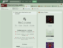 Tablet Screenshot of pokemoncreepy-pasta.deviantart.com