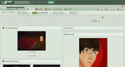 Desktop Screenshot of matthewhardnack.deviantart.com