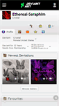 Mobile Screenshot of ethereal-seraphim.deviantart.com