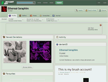 Tablet Screenshot of ethereal-seraphim.deviantart.com