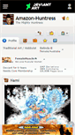 Mobile Screenshot of amazon-huntress.deviantart.com
