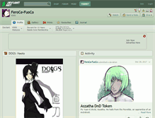 Tablet Screenshot of feroce-fuoco.deviantart.com