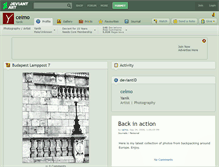 Tablet Screenshot of celmo.deviantart.com