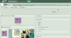Desktop Screenshot of kianis.deviantart.com