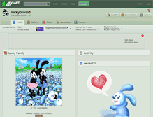 Tablet Screenshot of luckyoswald.deviantart.com