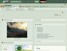 Tablet Screenshot of lord-zany.deviantart.com