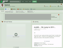 Tablet Screenshot of nashrok.deviantart.com