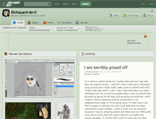 Tablet Screenshot of biohazard-devil.deviantart.com