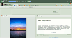 Desktop Screenshot of dragon2911.deviantart.com