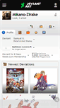 Mobile Screenshot of mikano-zirake.deviantart.com