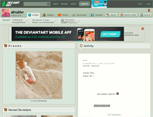 Tablet Screenshot of ainukiw.deviantart.com