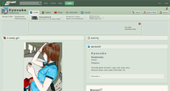 Desktop Screenshot of k-y-o-s-u-k-e.deviantart.com