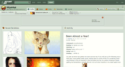 Desktop Screenshot of kitzehkat.deviantart.com