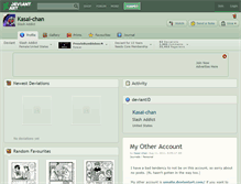 Tablet Screenshot of kasai-chan.deviantart.com