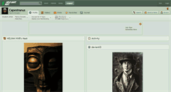 Desktop Screenshot of capestranus.deviantart.com
