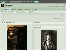 Tablet Screenshot of capestranus.deviantart.com