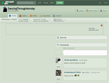 Tablet Screenshot of dancingthroughmonday.deviantart.com