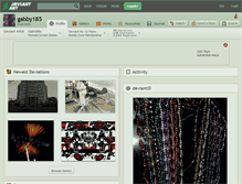 Tablet Screenshot of gabby185.deviantart.com
