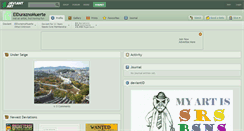 Desktop Screenshot of elduraznomuerte.deviantart.com