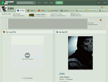 Tablet Screenshot of d3rx.deviantart.com